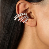 Silver Plating Curve Shape Ear Huggies