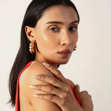 Gold Plated Antitarnish Hoops