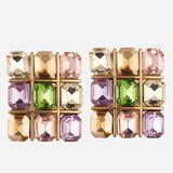 Gold Plated Multi CZ Stone Earrings