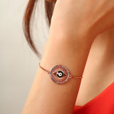 Rose Gold EVil Eye Bracelet