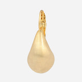 Gold Plated Metal Drop Earrings
