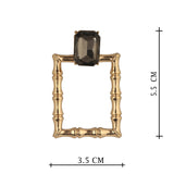 Gold Plated Multi CZ Stone Earrings