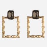 Gold Plated Multi CZ Stone Earrings