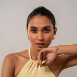 Gold plated Coil Earrings
