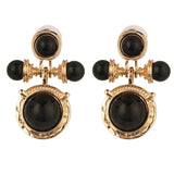 Gold Plated Multi CZ Stone Earrings