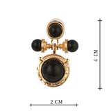 Gold Plated Multi CZ Stone Earrings