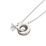 Silver Infinity Ring Pendant Necklace