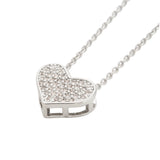 Silver Heart Pendant Necklace