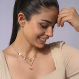 Butterfly Gold Plated Pendant Chain