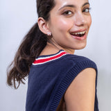 Enamel Plated Puppy Paws Stud Earrings