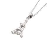 Silver Paris Pendant Necklace