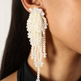 White Minimal Muse Earring
