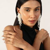White Minimal Muse Earring
