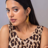 Gold-Plated Hanging Earrings