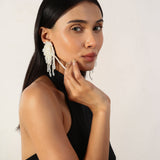 White Minimal Muse Earring