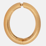 Hammered  Finished And Gold Plated Bracelet cuff