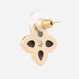 Clove Leaf Cubic Zirconia Earrings