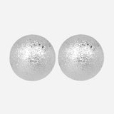 Gold Plated Metal Ball Stud Earrings