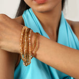 Classic Silver Plated Bracelet With Magnetic Lock