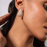 Shell Pearl Drop Gold plated Earrings