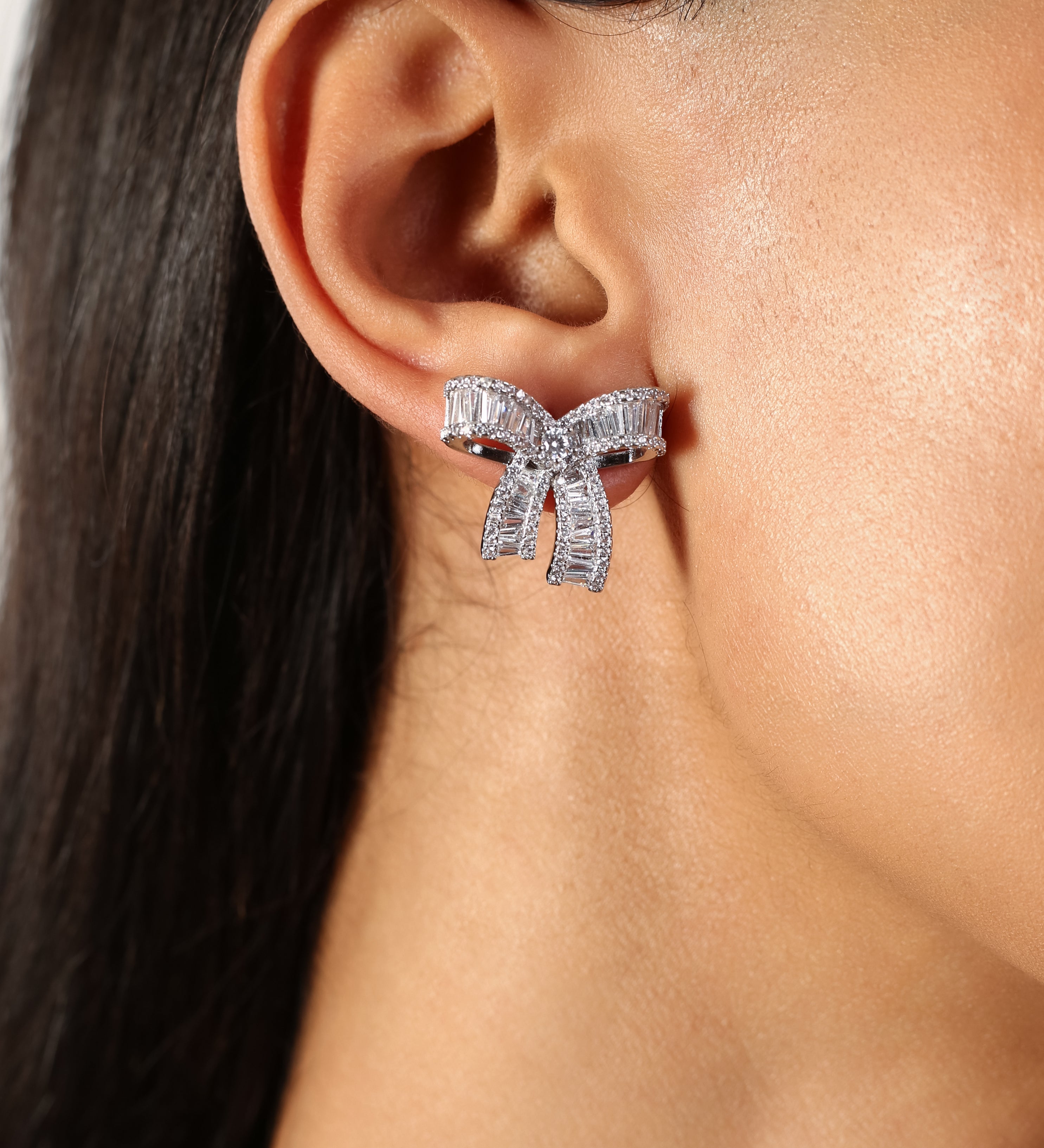 Cute Little Cz Stone Studs