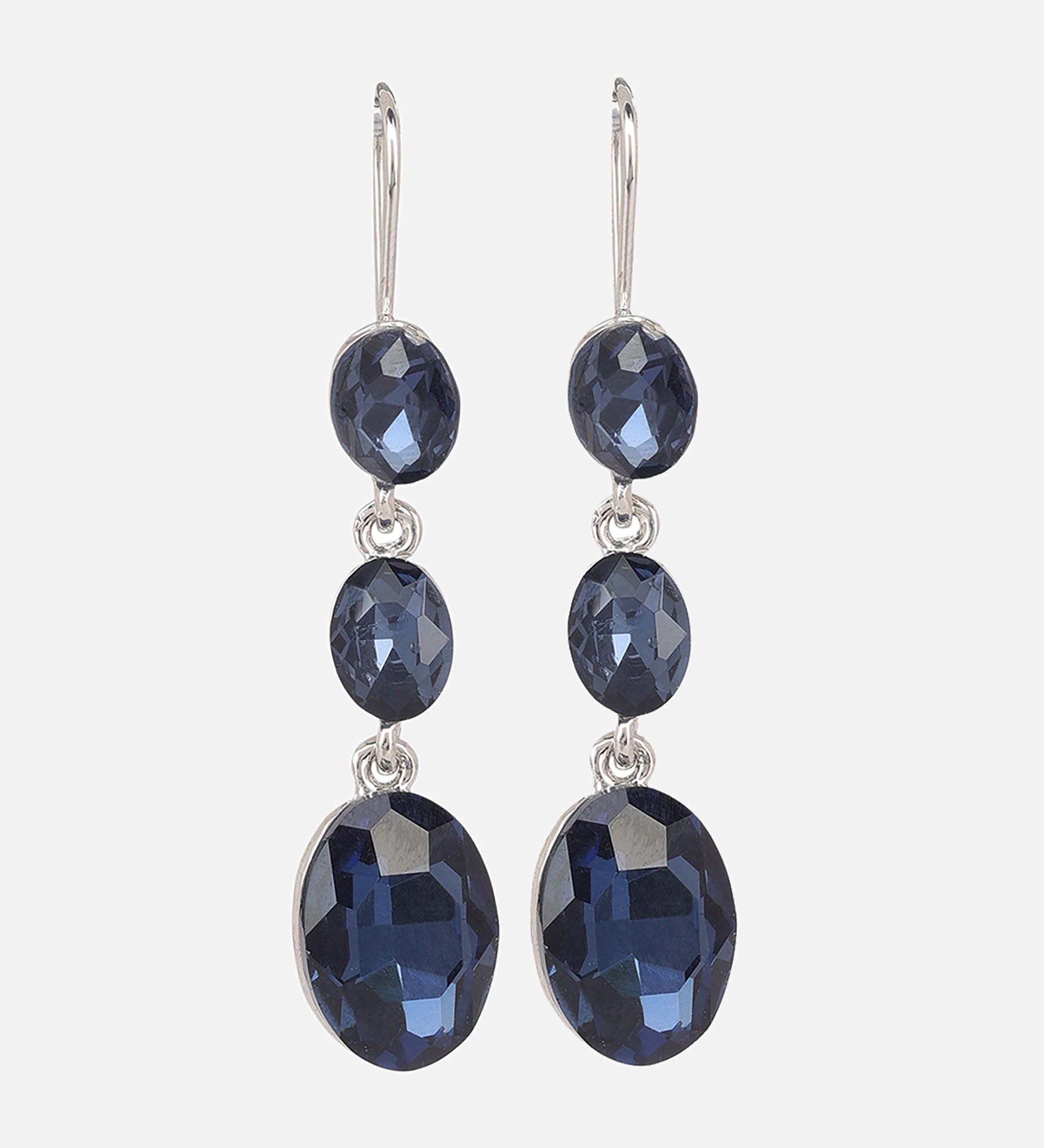 Champagne Cubic Zirconia Drop Earrings