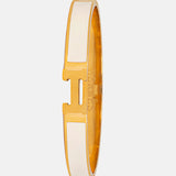 H Logo Brown Enamel Bracelet