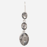 Champagne Cubic Zirconia Drop Earrings