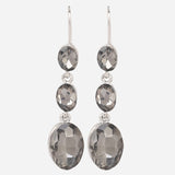 Champagne Cubic Zirconia Drop Earrings