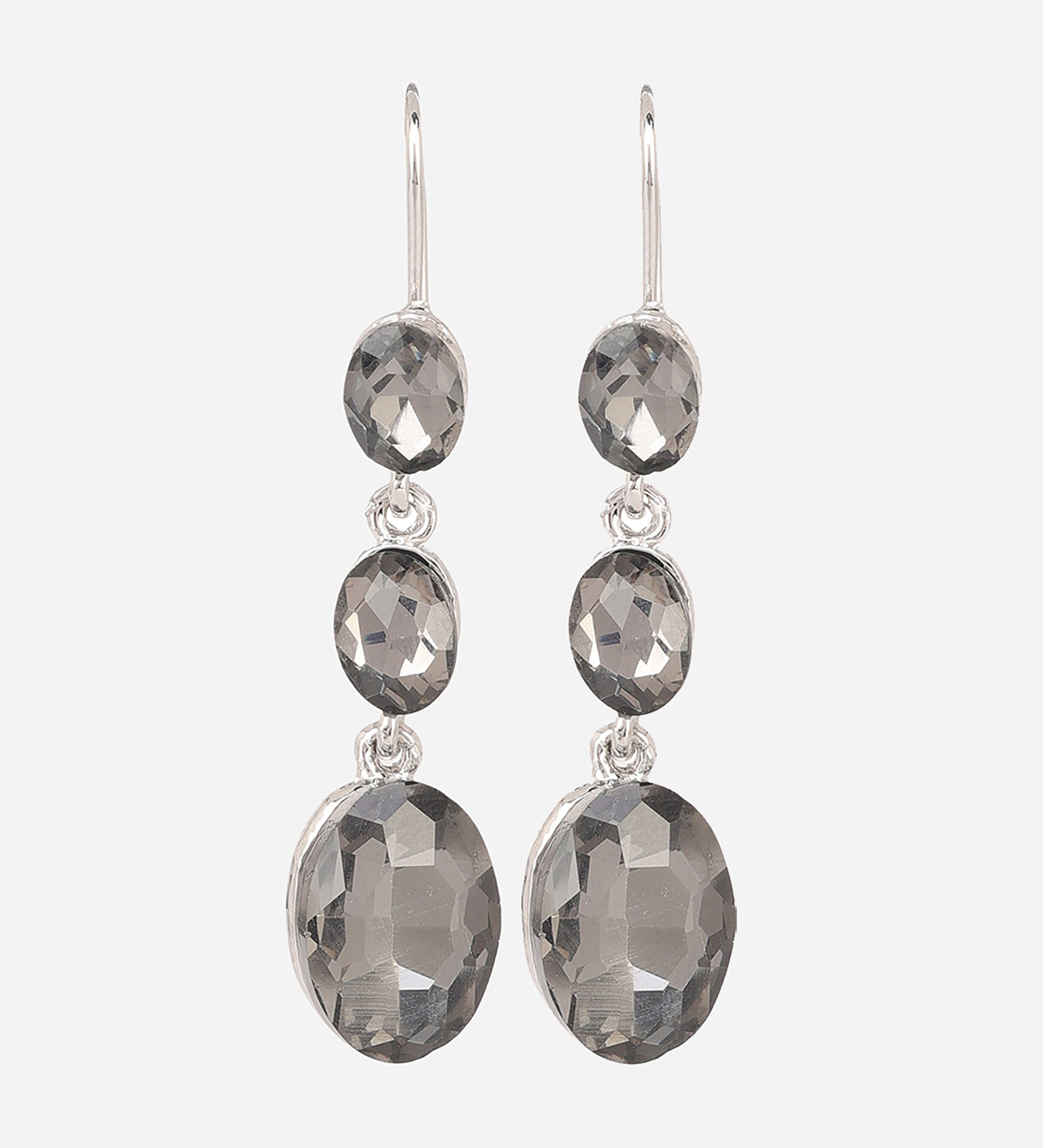 Champagne Cubic Zirconia Drop Earrings
