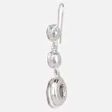 Champagne Cubic Zirconia Drop Earrings