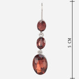 Champagne Cubic Zirconia Drop Earrings