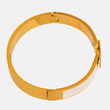 H Logo Brown Enamel Bracelet