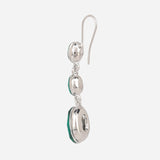 Champagne Cubic Zirconia Drop Earrings