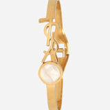 Pearly Gold Bracelet Cuff