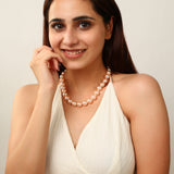 Pretty Pink Pearl Necklace