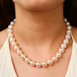 Pink & White Pearl Necklace
