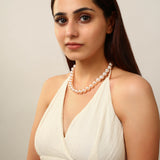 Pink & White Pearl Necklace