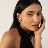 Circullar Cz Stone Antitarnish Earring