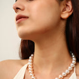 Pink & White Pearl Necklace