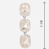 Elegant Three Drop Dangle Earrings