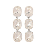 Elegant Three Drop Dangle Earrings