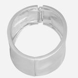 Thick Silver Bracelet Cuff