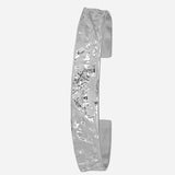 Hammered  Silver Bracelet Cuff