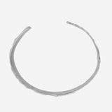 Hammered  Silver Bracelet Cuff