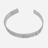 Hammered  Silver Bracelet Cuff