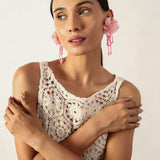 Long Floral Elegant Dangling