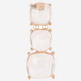 Gold Plated Cubic Zirconia Dangling Earrings