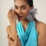 BIG SIZE FLORAL EARRING