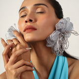 BIG SIZE FLORAL EARRING